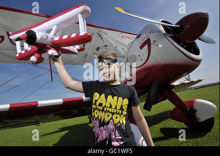 Huit ans wingwalker Banque D'Images