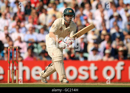 Cricket - The Ashes 2009 - npower Cinquième Test - Day 2 - Angleterre v Australie - Le Brit Oval Banque D'Images