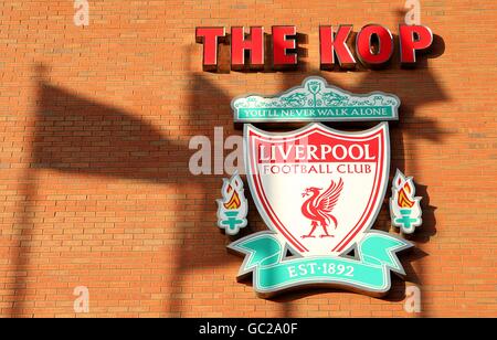 Soccer - Barclays Premier League - Liverpool v Aston Villa - Anfield Banque D'Images