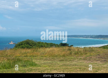 La baie de Saint-ouen, Jersey, Channel Island Banque D'Images