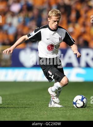 Football - Barclays Premier League - Wolverhampton Wanderers / Fulham - Molineux. Damien Duff, Fulham Banque D'Images