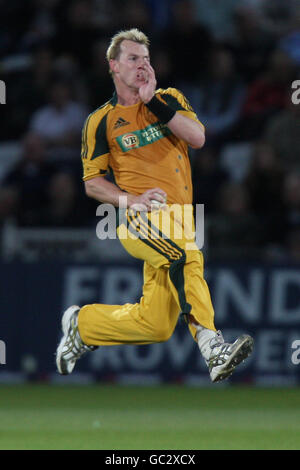 Cricket - série NatWest - Sixième journée internationale - Angleterre / Australie - Trent Bridge.Brett Lee, Australie Banque D'Images