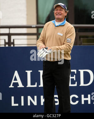 Golf - Alfred Dunhill Links Championship - deuxième jour - Carnoustie.Franz Klammer pendant le championnat Alfred Dunhill Links au parcours de golf de Carnoustie, en Écosse. Banque D'Images