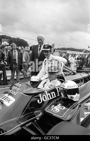 Course de Formule 1 Team Lotus - Photocall - Brands Hatch Banque D'Images