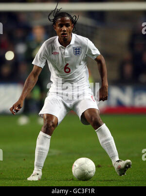 Football - UEFA European Under 21 Championship 2009 qualificateur - Groupe 9 - Angleterre / FYR Macédoine - Ricoh Arena.Michael Mancienne, en Angleterre, lors du match de qualification européen des moins de 21 ans à Ricoh Arena, à Coventry. Banque D'Images