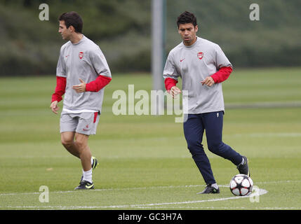 Football - Ligue des Champions - Groupe H - Standard de Liege v Arsenal - Arsenal formation et conférence de presse - Londres Colne... Banque D'Images