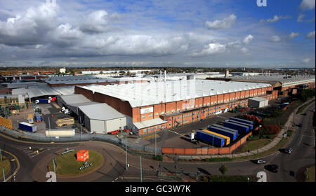 175 millions de prêts indiens.Vue sur l'usine de Castle Bromwich de Jaguar à Birmingham. Banque D'Images