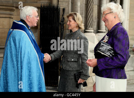 La Comtesse de Wessex Ulster visites Banque D'Images