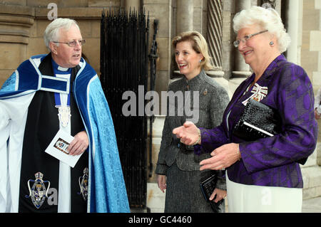 La Comtesse de Wessex Ulster visites Banque D'Images