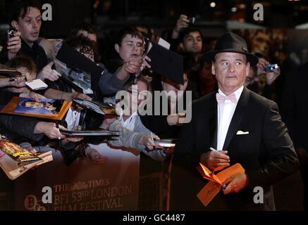 Gala d'ouverture du Festival du Film de Londres - Fantastic Mr Fox Premiere Banque D'Images