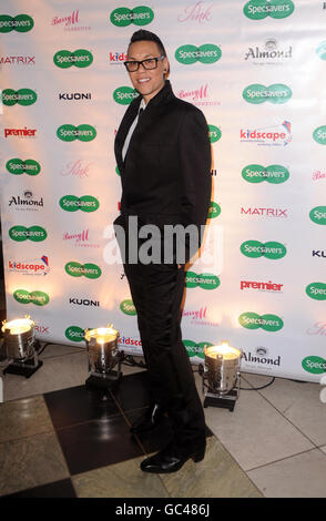 Spectacle Specsavers porteur de l'année awards - Londres Banque D'Images