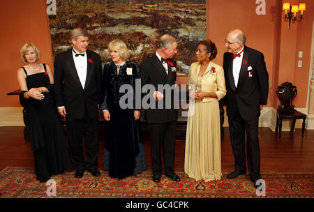 Le Prince de Galles et la duchesse de Cornouailles en visite au Canada Banque D'Images