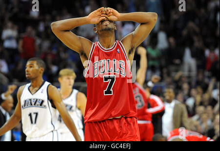 Basket-ball - NBA Europe - Chicago Bulls v Utah Jazz - O2 Arena Banque D'Images