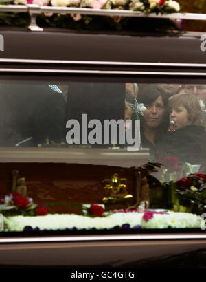 Neve Lafferty funeral Banque D'Images