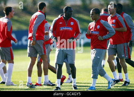 Football - FIFA World Cup 2010 - tour de qualification - Groupe 6 - Angleterre v Bélarus - France Session de formation - London Colney Banque D'Images