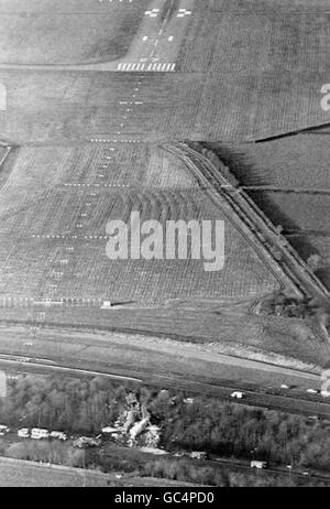 Catastrophes naturelles et accidents - Catastrophe aérienne Kegworth - M1, Leicestershire Banque D'Images