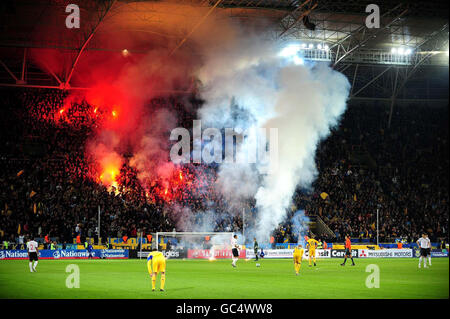 Football - FIFA World Cup 2010 - tour de qualification - Groupe 6 - v Angleterre - Ukraine Dnipro Arena Banque D'Images