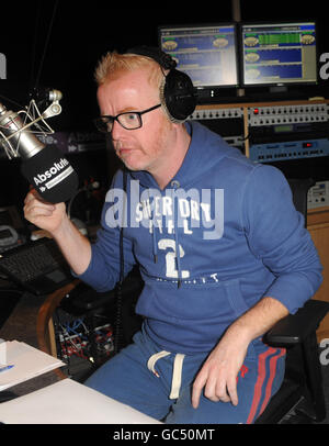 Chris Evans sur Absolute Radio - Londres Banque D'Images