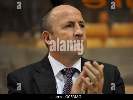 Football - Coca-Cola football League 2 - Port Vale / Accrrington Stanley - Vale Park.John Coleman, directeur d'Accrrington Stanley Banque D'Images