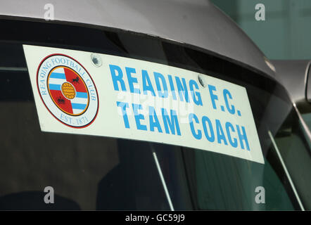 Football - Championnat de la ligue de football Coca-Cola - Coventry City v Reading - Ricoh Arena.Vue générale de l'entraîneur de l'équipe Reading F.C. Banque D'Images