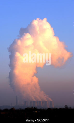 Conditions météorologiques hivernales Banque D'Images