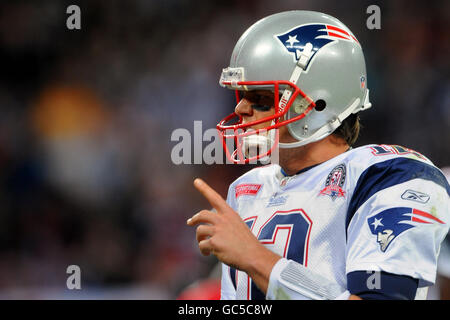 Football américain - NFL - New England Patriots v Tampa Bay Buccaneers - Stade de Wembley Banque D'Images