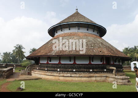 Un temple dédié au dieu Shiva et parvathi près de thrissur au Kerala Banque D'Images