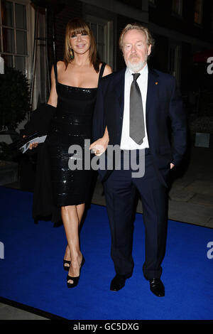 Festival du film de Londres - Prix.Ridley Scott et Giannina Facio arrivent pour les London film Festival Awards au Temple's Inn à Londres. Banque D'Images