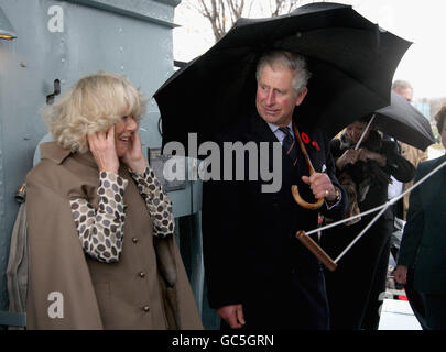 Le Prince de Galles et la duchesse de Cornouailles en visite au Canada Banque D'Images