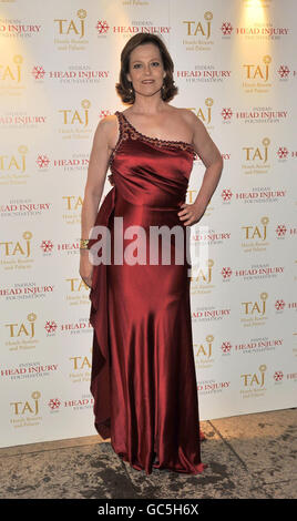 Sigourney Weaver arrive pour le Royal Rajasthan Gala à Banqueting House sur Whitehall à Londres. Banque D'Images