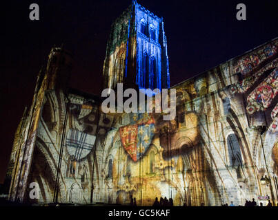 Festival lumière - Durham Banque D'Images