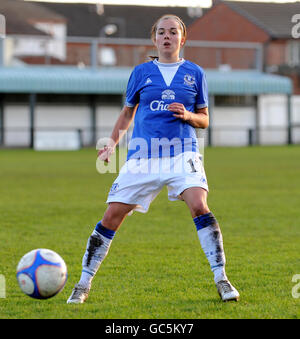 Soccer - FA Tesco Premier League pour femmes - Everton v Chelseas - The Arriva Stadium. Gwen Harries d'Everton. Banque D'Images