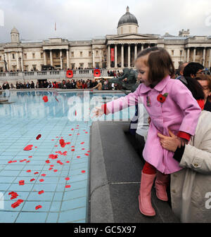 Les événements du jour de l'Armistice Banque D'Images