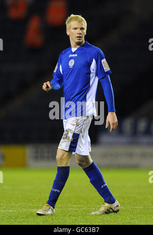 Football - Coca-Cola football League Championship - Leicester City v Sheffield United - The Walkers Stadium. Ryan McGivern, Leicester City Banque D'Images