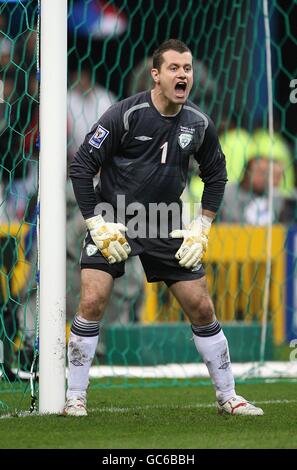 Football - coupe du monde de la FIFA 2010 - Play offs - second Leg - France / République d'Irlande - Stade de France. Shay, gardien de but de la République d'Irlande Banque D'Images