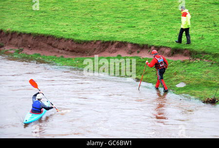 Inondations au Royaume-Uni Banque D'Images