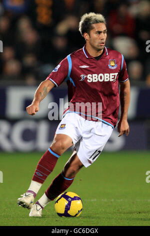 Soccer - Barclays Premier League - Hull City v West Ham United - KC Stadium. Luis Jimenez, Ham Ouest Unis Banque D'Images