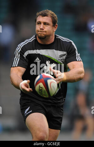 Rugby Union - Investec Challenge Series 2009 - Angleterre / Nouvelle-Zélande - Twickenham.Tony Woodcock, Nouvelle-Zélande Banque D'Images