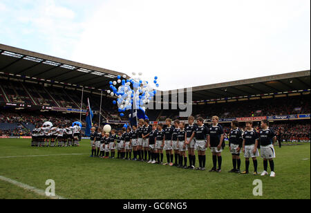 Rugby Union - 2009 Bank of Scotland Corporate Automne Test - Ecosse v Fidji - Murrayfield Banque D'Images