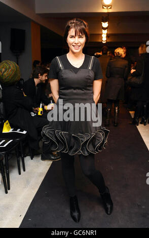 Sadie Frost participe au lancement du spectacle de passerelle Anglomania Spring/Summer de la designer Vivienne Westwood, à Selfridges, à Londres. Banque D'Images