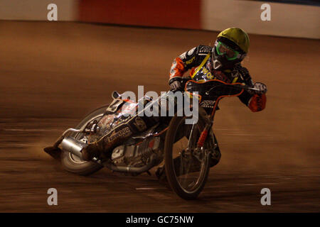 Speedway - le championnat 2009 Elite League Riders - Swindon v Wolverhampton - Abbey Stadium.Adam Skornicki de Wolverhampton Banque D'Images