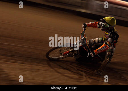 Speedway - La ligue Élite du championnat 2009 coureurs - Swindon v Wolverhampton - Stade Abbey Banque D'Images