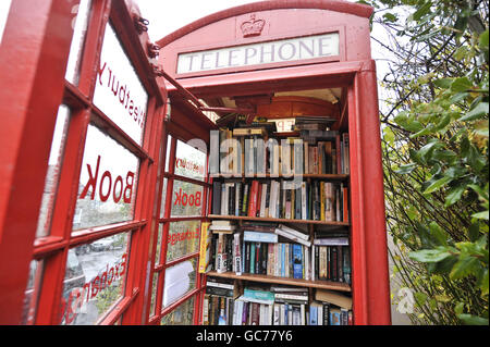 Westbury book exchange Banque D'Images