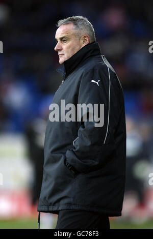 Football - Championnat Coca-Cola - Cardiff City / Ipswich Town - Cardiff City Stadium. Dave Jones, directeur de Cardiff Banque D'Images