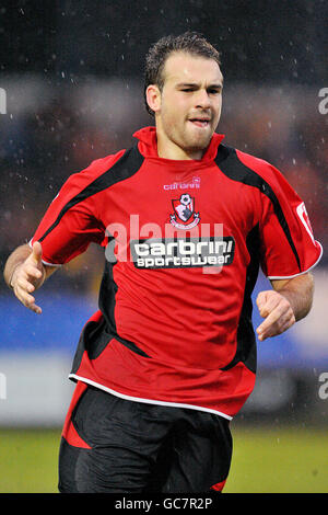 Football - Coca-Cola football League 2 - Macclesfield Town v Bournemouth - The Moss Rose Ground. Brett Pitman, Bournemouth Banque D'Images