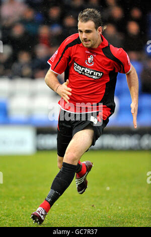 Football - Coca-Cola football League 2 - Macclesfield Town v Bournemouth - The Moss Rose Ground. Brett Pitman, Bournemouth Banque D'Images