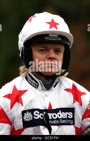 Courses hippiques - The Open - deuxième jour - Hippodrome de Cheltenham. Robert Thornton, Jockey Banque D'Images