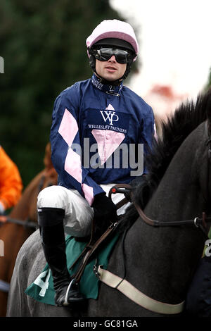 Courses hippiques - The Open - deuxième jour - Hippodrome de Cheltenham. Sam Thomas, Jockey Banque D'Images