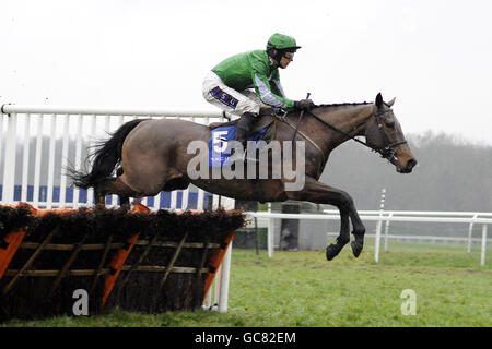 Les courses de chevaux - HEROS Charité Challow Hurdle Jour - Newbury Banque D'Images