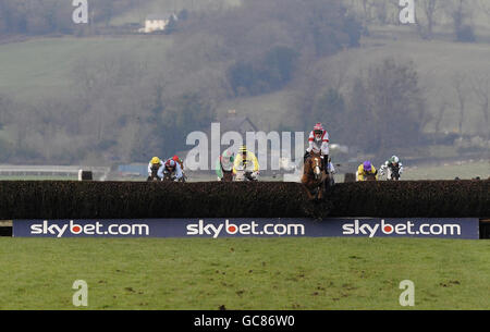 Les courses de chevaux - le Welsh National - Hippodrome de Chepstow Banque D'Images